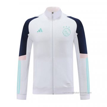 Chaqueta del Ajax 2023-2024 Blanco Chaqueta del Ajax 2023-2024 Blanco