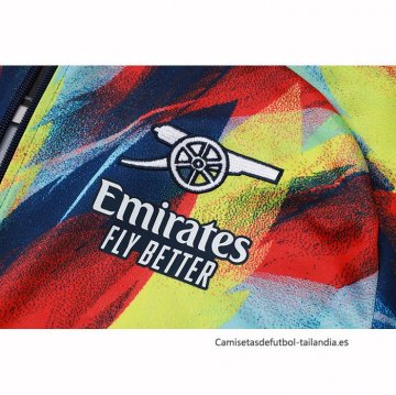 Chaqueta del Arsenal 2025-2026 Azul Amarillo Rojo