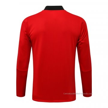 Chaqueta del Manchester United 2021-2022 Rojo y Negro
