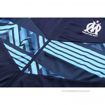 Chaqueta del Olympique Marsella 2022-2023 Azul Oscuro
