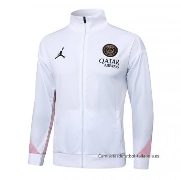 Chaqueta del Paris Saint-Germain Jordan 2024-2025 Blanco Chaqueta del Paris Saint-Germain Jordan 2024-2025 Blanco