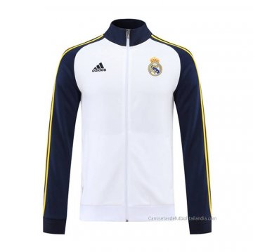 Chaqueta del Real Madrid 2022-2023 Blanco y Azul Chaqueta del Real Madrid 2022-2023 Blanco y Azul