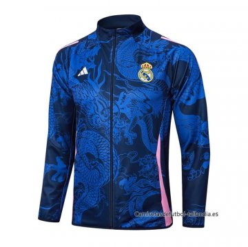 Chaqueta del Real Madrid Dragon 2024-2025 Azul Chaqueta del Real Madrid Dragon 2024-2025 Azul