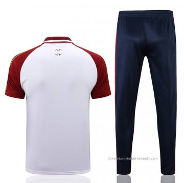Conjunto Polo del Arsenal 2022-2023 Blanco