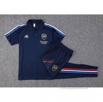 Conjunto Polo del Arsenal 2023-2024 Azul