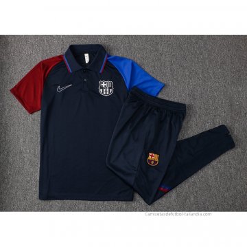 Conjunto Polo del Barcelona 2021-2022 Azul