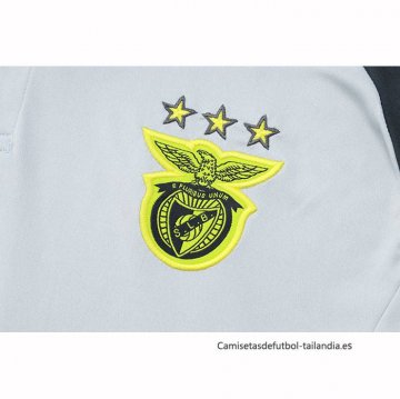 Conjunto Polo del Benfica 2024-2025 Gris