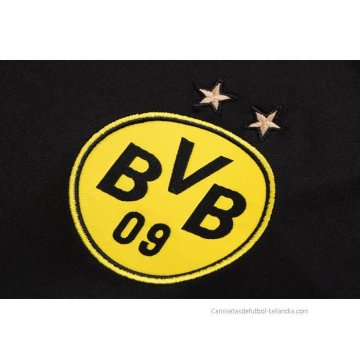 Conjunto Polo del Borussia Dortmund 2022-2023 Negro y Amarillo