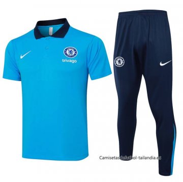 Conjunto Polo del Chelsea 2024-2025 Azul Conjunto Polo del Chelsea 2024-2025 Azul