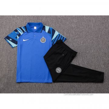 Conjunto Polo del Inter Milan 2022-2023 Azul