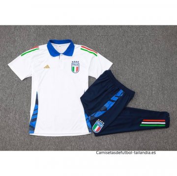 Conjunto Polo del Italia 2024-2025 Blanco