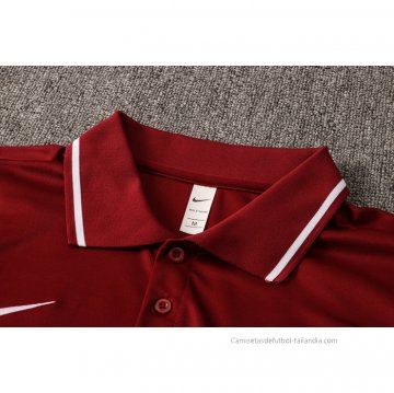 Conjunto Polo del Liverpool 2021-2022 Rojo