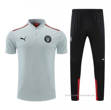 Conjunto Polo del Manchester City 2022-2023 Gris Conjunto Polo del Manchester City 2022-2023 Gris