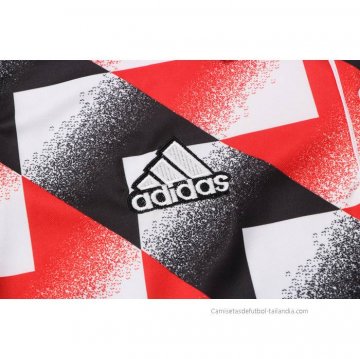 Conjunto Polo del Manchester United 2022-2023 Negro y Rojo