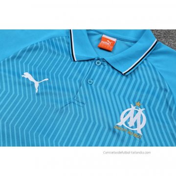 Conjunto Polo del Olympique Marsella 2022-2023 Azul