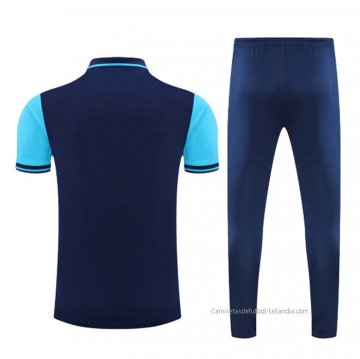 Conjunto Polo del Olympique Marsella 2022-2023 Azul Marino