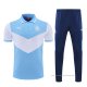 Conjunto Polo del Olympique Marsella 2022-2023 Azul y Blanco