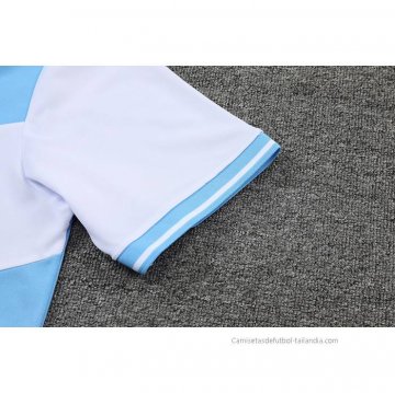 Conjunto Polo del Olympique Marsella 2022-2023 Azul y Blanco
