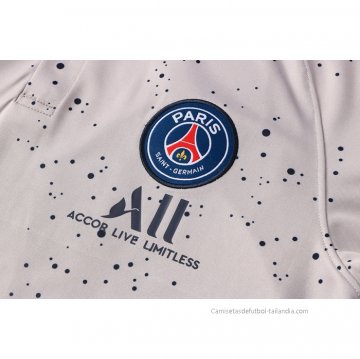 Conjunto Polo del Paris Saint-Germain Jordan 2021-2022 Gris