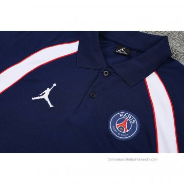 Conjunto Polo del Paris Saint-Germain Jordan 2022-2023 Azul Marino