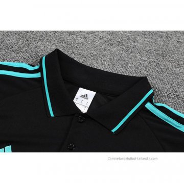 Conjunto Polo del Real Madrid 2022-2023 Negro y Verde
