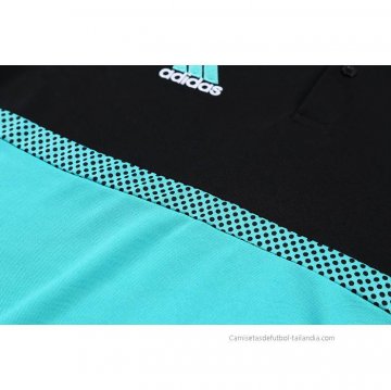 Conjunto Polo del Real Madrid 2022-2023 Negro y Verde