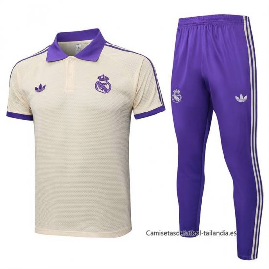 Conjunto Polo del Real Madrid 2025-2026 Amarillo - Haga un click en la imagen para cerrar