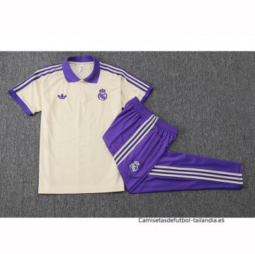 Conjunto Polo del Real Madrid 2025-2026 Amarillo