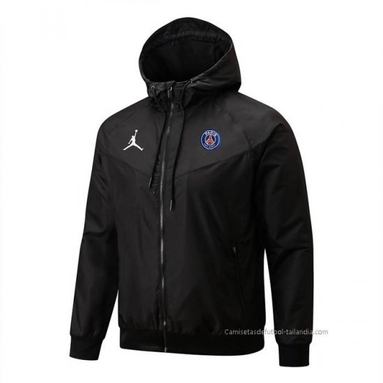 Rompevientos del Paris Saint-Germain Jordan 2022-2023 Negro - Haga un click en la imagen para cerrar