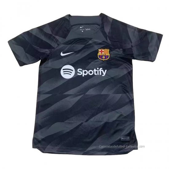 Camiseta Barcelona Portero 2023-2024 Negro - Haga un click en la imagen para cerrar