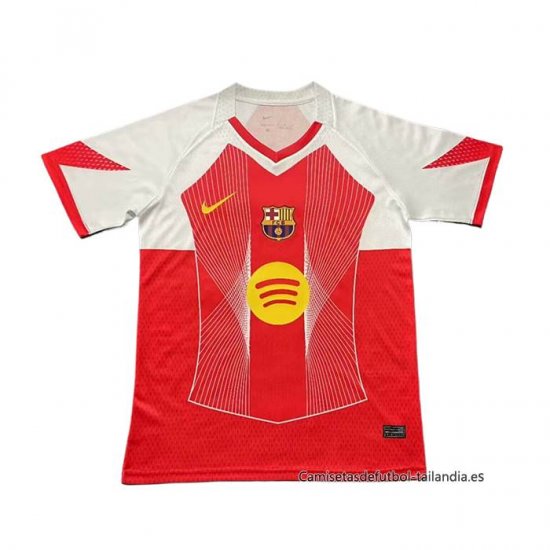 Tailandia Camiseta Barcelona Special 2025-2026 Rojo Blanco - Haga un click en la imagen para cerrar