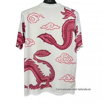 Tailandia Camiseta Japon Dragon 2025-2026 Blanco Rojo