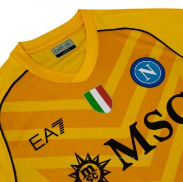Tailandia Camiseta Napoli Portero 2023-2024 Amarillo