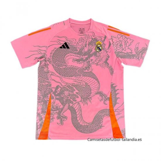 Tailandia Camiseta Real Madrid Dragon 2025-2026 Rosa - Haga un click en la imagen para cerrar