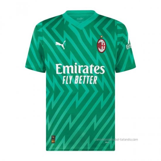 Camiseta AC Milan Portero 2023-2024 Verde - Haga un click en la imagen para cerrar