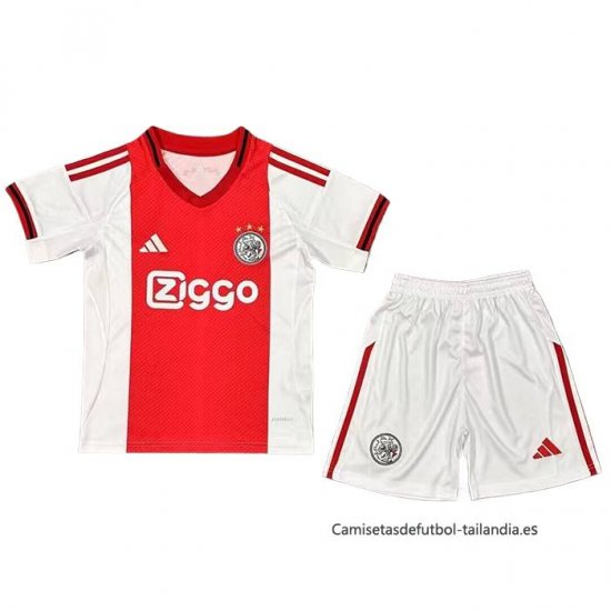 1ª Camiseta Ajax Nino 2025-2026 - Haga un click en la imagen para cerrar
