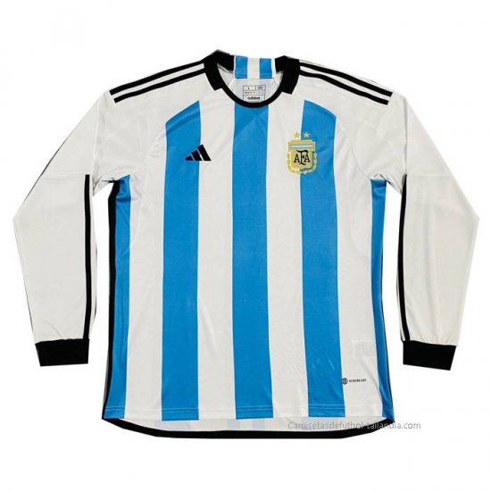 1ª Camiseta Argentina Manga Larga 2022 - Haga un click en la imagen para cerrar