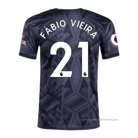 2ª Camiseta Arsenal Jugador Fabio Vieira 2022-2023 - Haga un click en la imagen para cerrar
