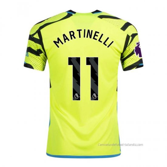 2ª Camiseta Arsenal Jugador Martinelli 2023-2024 - Haga un click en la imagen para cerrar
