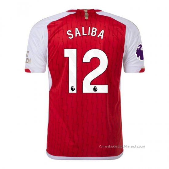 1ª Camiseta Arsenal Jugador Saliba 2023-2024 - Haga un click en la imagen para cerrar