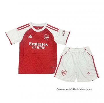 1ª Camiseta Arsenal Nino 2025-2026 1ª Camiseta Arsenal Nino 2025-2026