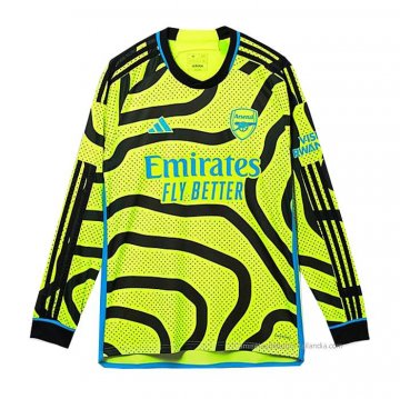 2ª Camiseta Arsenal Manga Larga 2023-2024 2ª Camiseta Arsenal Manga Larga 2023-2024