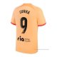 3ª Camiseta Atletico Madrid Jugador Cunha 2022-2023