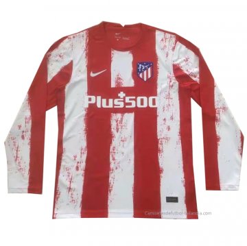 1ª Camiseta Atletico Madrid Manga Larga 2021-2022 1ª Camiseta Atletico Madrid Manga Larga 2021-2022