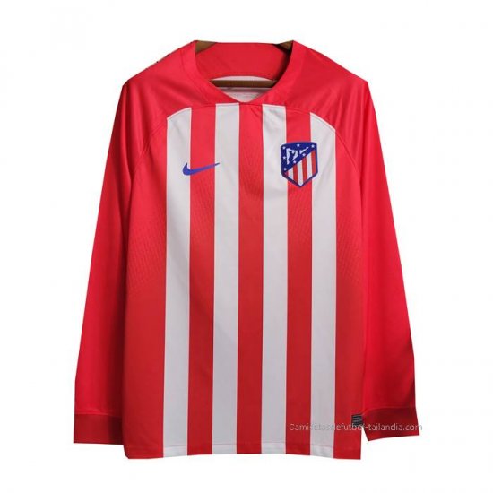 1ª Camiseta Atletico Madrid Manga Larga 2023-2024 - Haga un click en la imagen para cerrar