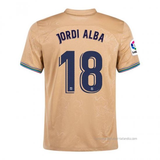 2ª Camiseta Barcelona Jugador Jordi Alba 2022-2023 - Haga un click en la imagen para cerrar