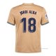 2ª Camiseta Barcelona Jugador Jordi Alba 2022-2023