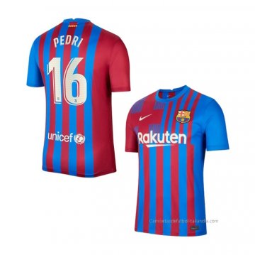 1ª Camiseta Barcelona Jugador Pedri 2021-2022 1ª Camiseta Barcelona Jugador Pedri 2021-2022