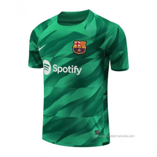 Camiseta Barcelona Portero 2023-2024 Verde - Haga un click en la imagen para cerrar