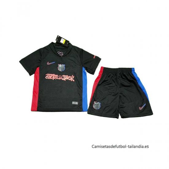 Camiseta Barcelona Special Nino 2025-2026 Negro - Haga un click en la imagen para cerrar